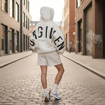 Loose Fashion Men's Letter Printed Sweater