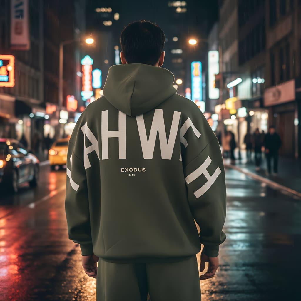 Loose Fashion Men's Letter Printed Sweater